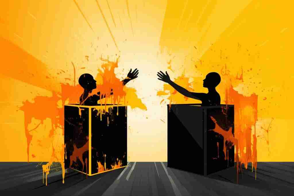 Finding Your Tribe: The Surprising Reason YouTube is a Goldmine for Executive Coaches 2 dustin9925 Two silhouettes one confined in a tight box and the 3b2f36cd 6150 40ed